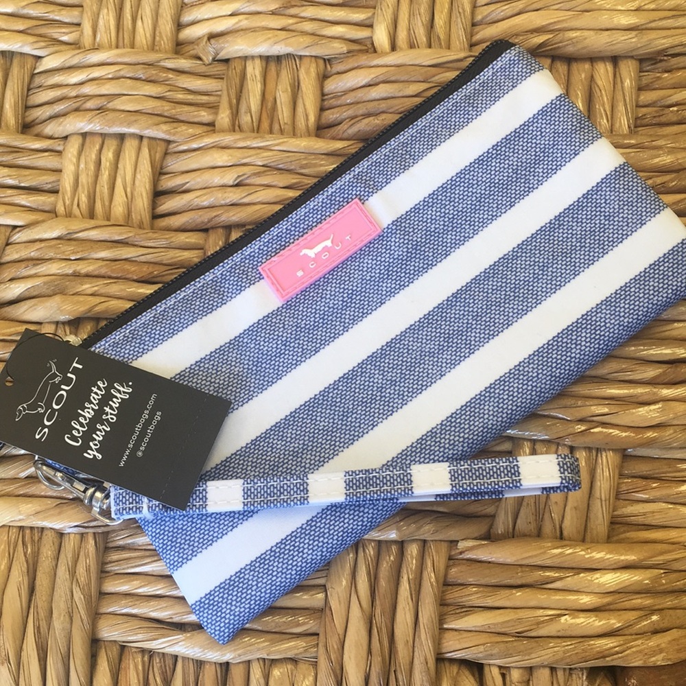 Beach Stripe Wristlet